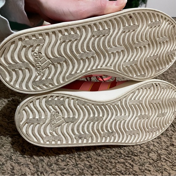 Adidas Women's Coral and Pink Sneakers - Picture 7 of 7